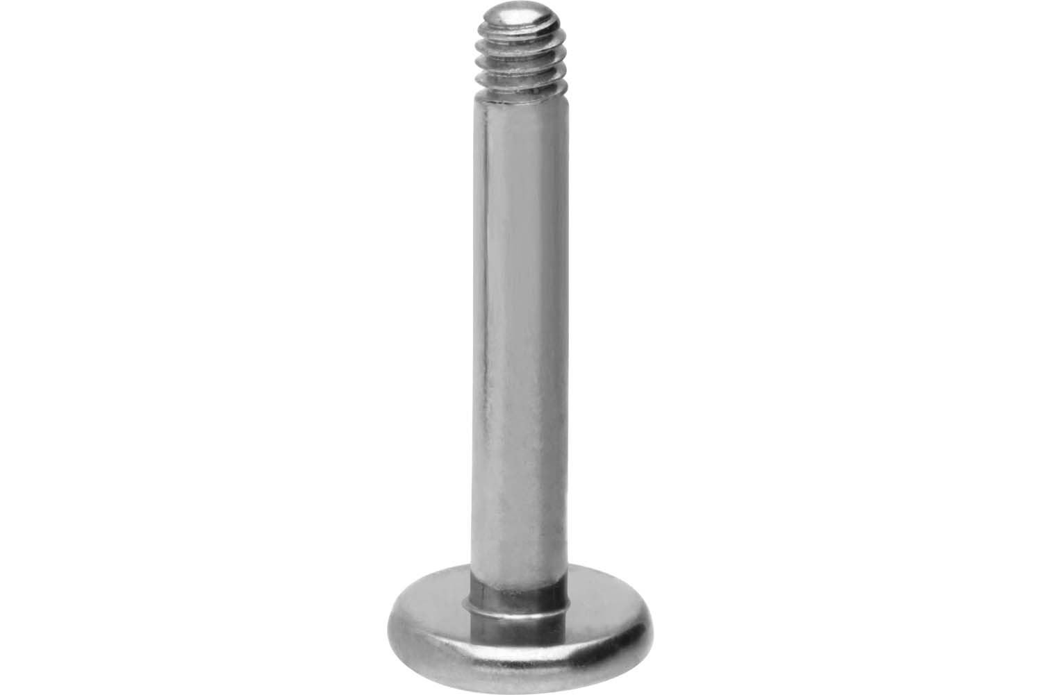 Chirurgenstahl Labret Piercing ohne Kugel